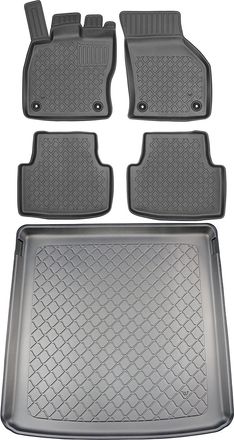 OEM Juego De Alfombrillas Para Coche Y Maletero Para Volkswagen Golf Viii Estate A Partir De Noviembre De 2020