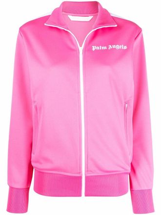 Palm Angels Trainingsjack met logoprint - Roze