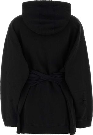 Maison Margiela Womens Dress Black Cotton