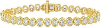 Diana M. Jewels Fine Jewelry 14K 6.15 Ct. Tw. Lab-Grown Diamond Tennis Bracelet