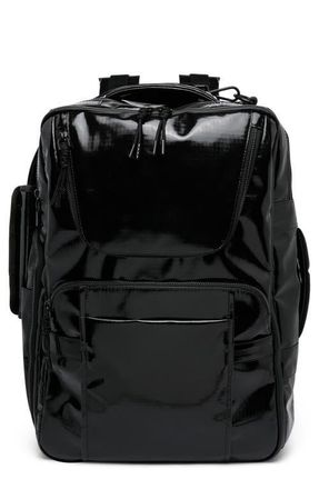 Aim&eacute;e Dakota Faux Leather Travel Backpack in Black/black at Nordstrom