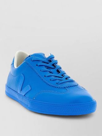 Veja leather volley signature low-top sneakers