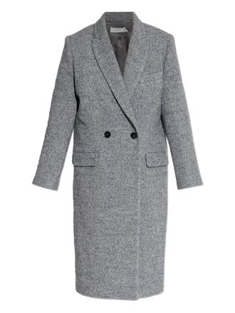 Iro Arianna double-breasted coat - women - Acrylic/Polyester/Wool/Fabric - 34 - Grey