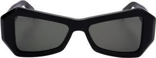 Retro Superfuture 53mm Square Sunglasses in Black at Nordstrom Rack