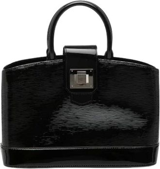 Louis Vuitton Pre-owned Handbags, female, Black, Size: ONE SIZE Pre-owned Vintage Leather Handbag