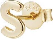Adornia Initial 925 Sterling Silver Stud Earring in Gold-S at Nordstrom Rack