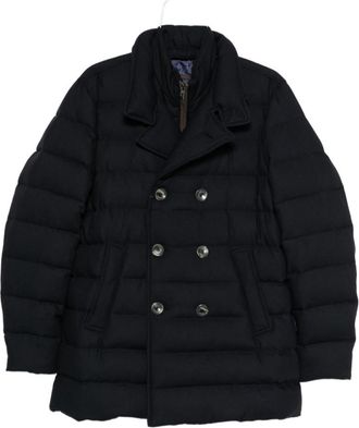 Herno Navy Blue Quilted Jacket