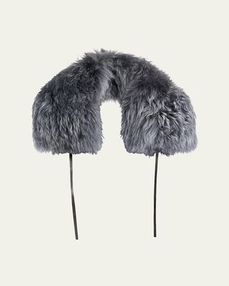 Emporio Armani Lamb Shearling Collar