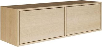 Selsey Selsey FRAMME - mueble TV suspendido con dos puertas - roble - 100 cm