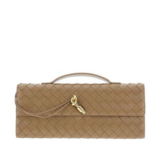 Bottega Veneta Andiamo nappa leather clutch Woman One Size