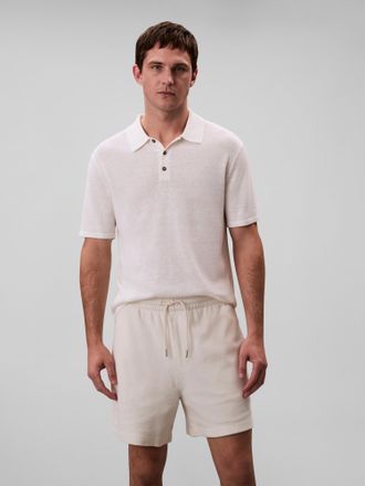 Calvin Klein Jeans Sweatshorts CALVIN KLEIN JEANS HD COTTON WAFFLE SHORT, Herren, Gr. XXL, N-Gr, grau (tofu), Web, Obermaterial: 100% Baumwolle, unifarben, klassisch kur