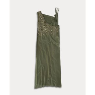 Fortela Silk crepe dress in Green at Nordstrom, Size 38 Eu