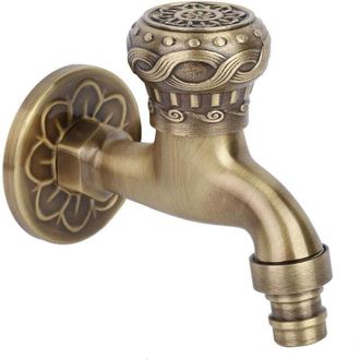 OEM Robinet Laiton - Raccord G1/2 - Pour &Eacute;vier Cuisine - Finition Antique - 1 Pi&egrave;ce