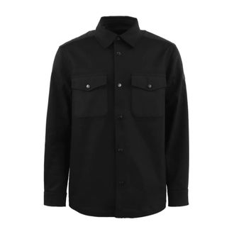 AlphaTauri Jassen, Heren, Zwart, M, Zwart Overshirt voor Heren