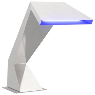 vidaXL Cascada De Piscina Acero Inoxidable 63,5 X 29 X 51 Cm Plateado Vidaxl