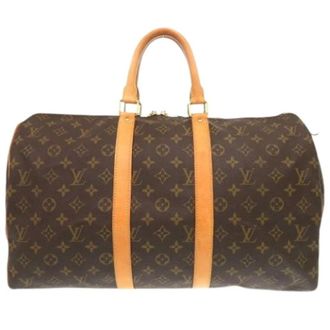 Louis Vuitton Pre-owned Weekend Bags, unisex, Brown, Size: ONE SIZE Pre-owned Weekend Bag