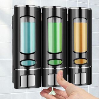 OEM Dispensador De Jab&oacute;n L&iacute;quido Mural, Dispensador Manual De Jab&oacute;n L&iacute;quido A Presi&oacute;n Para Champ&uacute;, Jab&oacute;n, Acondicionador, Gel De Ducha, Apto Para Ba&ntilde;o, Co