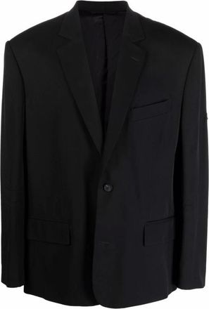 Balenciaga Dames, Jassen, Zwart, Maat: S Zijde