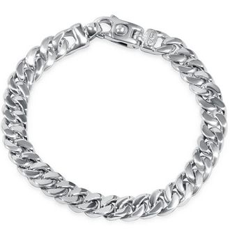 Pompeii3 Mens Cuban Link 14k Gold (46gram) or Platinum (74gram) 9mm Bracelet 8.5