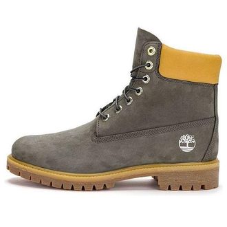 Timberland 6 Inch Premium Waterproof Boot Dark Green Nubuck A6873W