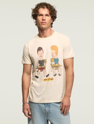 Lucky Brand Mens Beavis And Butthead Desks Tee