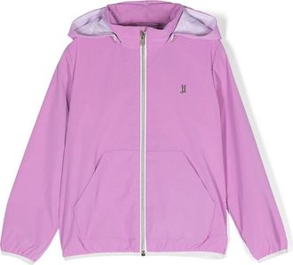 Herno Zip-up hooded bomber jacket