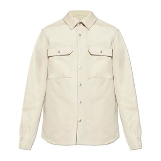 Rick Owens Denim Jackets, male, Beige, Size: XL The Denim Jacket