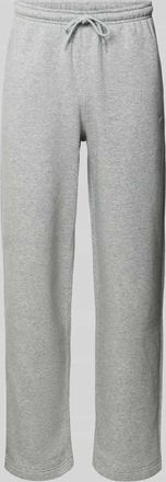Nike Sweatpants mit Logo-Stitching und Eingrifftaschen in Hellgrau, Gr&ouml;&szlig;e XXL