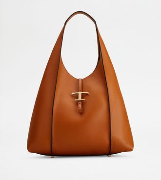 Tod's T Timeless Hobo Bag in Leather Large