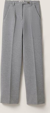 Miu Miu Fabric stitch knit pants