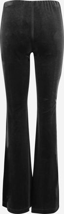 F.it Womens Trousers Stretch Velvet, Black Polyester