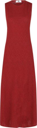 M Missoni Metallic Chevron Maxi Dress