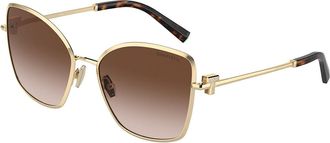 Tiffany & Co. TF3102B 61893B Womens Sunglasses Gold Size 58