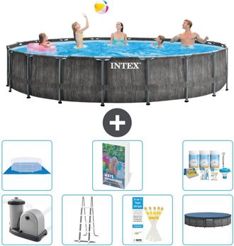 Intex Piscina Prism Frame Redonda - 549x122 Cm - 8-piezas S599
