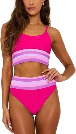Beach Riot Millie Bikini Bottom Womens Multi Stretch High-Waisted JZZ704