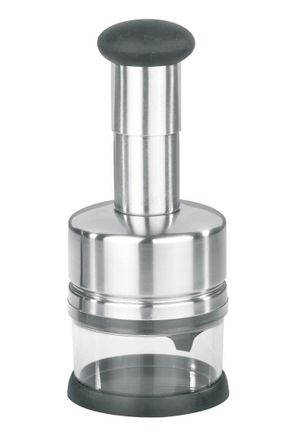GEFU Gefu Tritare Picadora Manual De Alimentos Negro, Acero Inoxidable, Transparente