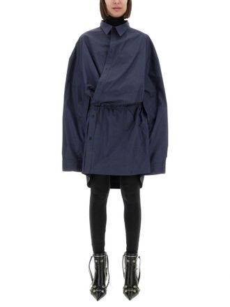 Balenciaga Kleid im Mini-Hemd-Stil