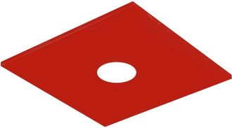 Lumicom River Square 1x Plaf&oacute;n Monocolor Mate