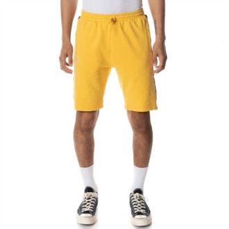Kappa Logo Tape Short In Yellow