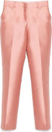 Alberta Ferretti Pantaloni in raso - Rosa