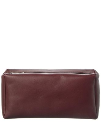 The Row Leather Clutch