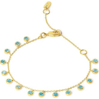 Dean Davidson Orsay Charm Bracelet in Sky Blue Cz at Nordstrom