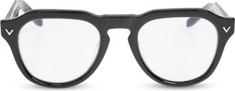 Valentino Garavani V-Tale II Optisch Montuur - Dames - Brillen - Zwart - ONE Size - Leer - Accessoires