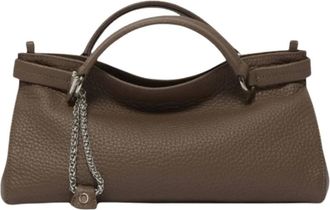 Orciani Borsa a mano piccola morbida Virgo - - Bags - Donna - Marrone - ONE SIZE