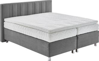 Westfalia Polsterbetten Boxspringbett wahlweise mit Bettkasten und Topper