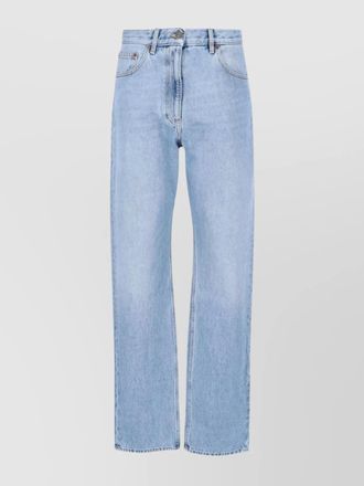 Valentino straight leg five-pocket trousers with belt loops