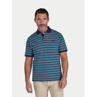 Raging Bull Triple Stripe Pique Polo Shirt in Navy at Nordstrom, Size Xxx-Large