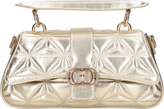 La Carrie Tassen, Dames, Geel, ONE Size, Leer, Tassen.. Gouden