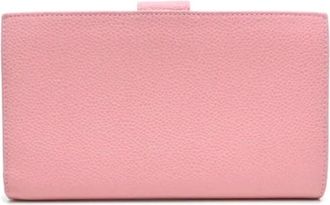 Chanel Pre-owned Wallets, female, Pink, Size: ONE SIZE Pre-owned Leather Wallet