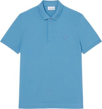 Lacoste Polo Regular Fit in Piquet Elasticizzato Paris - Heren - Polos - Blauw - M - Tops